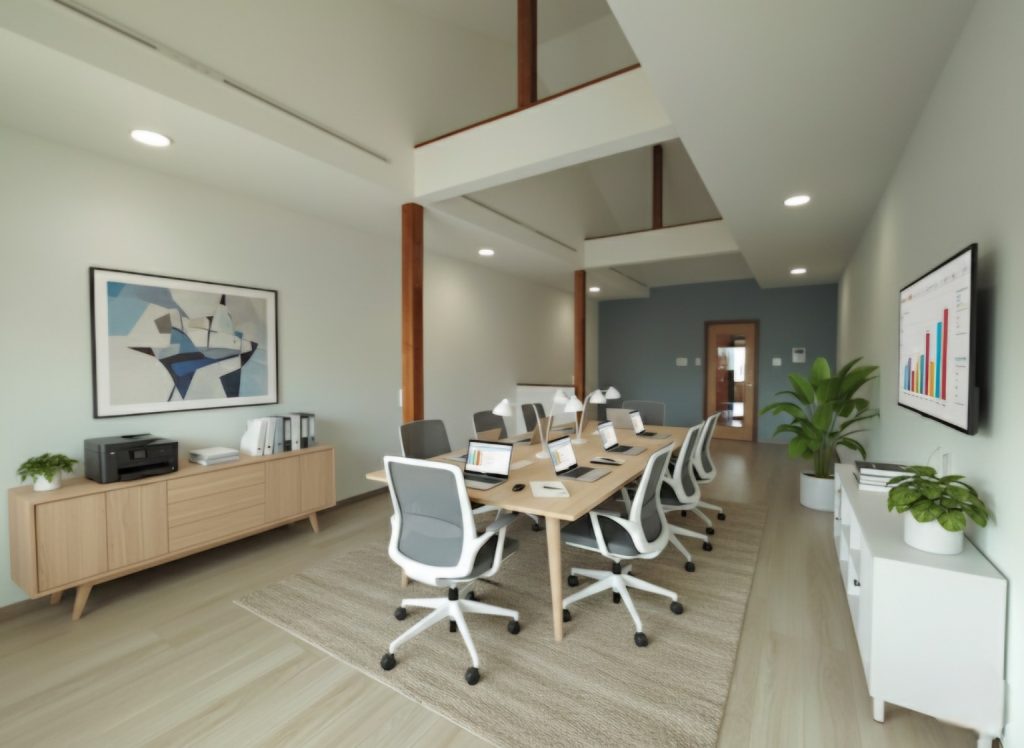 ホビー造形会社の事務所を全面改装　京都府向日市